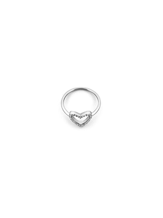 Signature Silver Mamuśka Kochanie Heart Ring