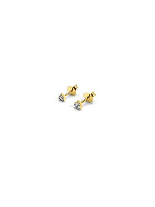 Signature 18k Gold Mamuśka Kochanie Heart Stud Earrings - Earrings - Mamuśka Jewellery
