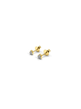 Signature 18k Gold Mamuśka Kochanie Heart Stud Earrings - Earrings - Mamuśka Jewellery