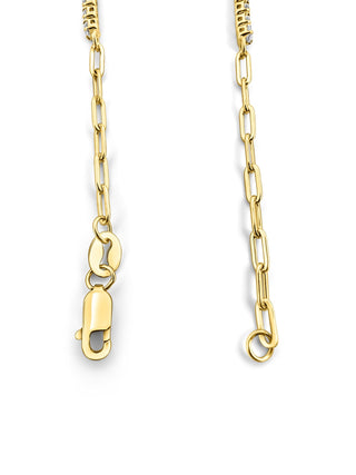 Signature 18k Gold Mamuśka Nikita Half Tennis & Paperclip Bracelet - Bracelets - Mamuśka Jewellery