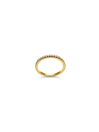 Signature 18k Gold Mamuśka Pavé Ring - Rings - Mamuśka Jewellery