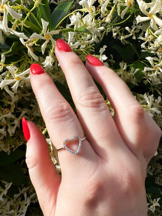 Signature Silver Mamuśka Kochanie Heart Ring - Rings - Mamuśka Jewellery