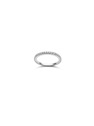 Signature Silver Mamuśka Pavé Ring - Rings - Mamuśka Jewellery