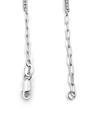 Signature Sterling Silver Mamuśka Nikita Half Tennis & Paperclip Bracelet - Bracelets - Mamuśka Jewellery