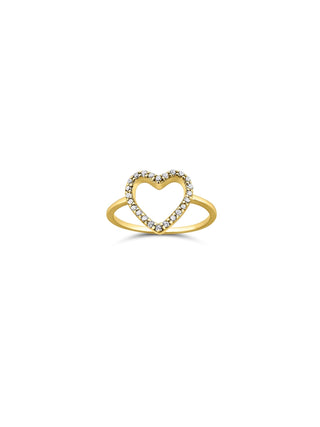 Signature 18k Gold Mamuśka Kochanie Heart Ring - Rings - Mamuśka Jewellery