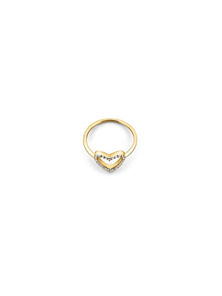 Signature 18k Gold Mamuśka Kochanie Heart Ring - Rings - Mamuśka Jewellery