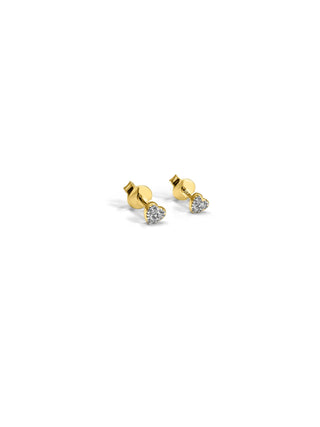 Signature 18k Gold Mamuśka Kochanie Heart Stud Earrings - Earrings - Mamuśka Jewellery