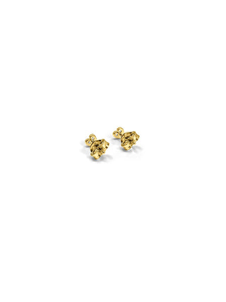 Signature 18k Gold Mamuśka Kochanie Heart Stud Earrings - Earrings - Mamuśka Jewellery