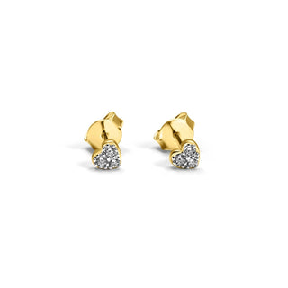 Signature 18k Gold Mamuśka Kochanie Heart Stud Earrings - Earrings - Mamuśka Jewellery