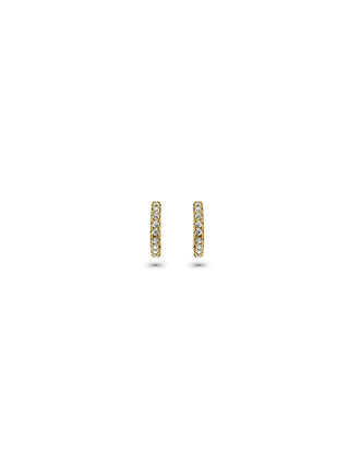 Signature 18k Gold Mamuśka Pave Hoop Earrings - Earrings - Mamuśka Jewellery