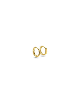 Signature 18k Gold Mamuśka Pave Hoop Earrings - Earrings - Mamuśka Jewellery