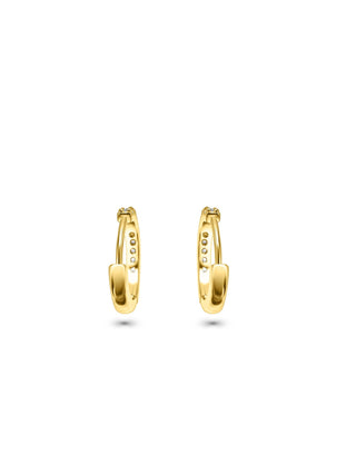 Signature 18k Gold Mamuśka Pave Hoop Earrings - Earrings - Mamuśka Jewellery