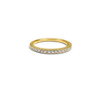 Signature 18k Gold Mamuśka Pavé Ring - Rings - Mamuśka Jewellery