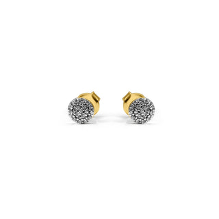 Signature 18k Gold Mamuśka Pave Stud Earrings - Earrings - Mamuśka Jewellery