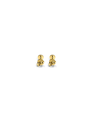 Signature 18k Gold Mamuśka Pave Stud Earrings - Earrings - Mamuśka Jewellery