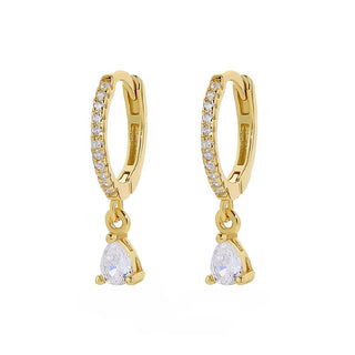 Signature 18k Gold Mamuśka Teardrop Hoop Earrings - Earrings - Mamuśka Jewellery